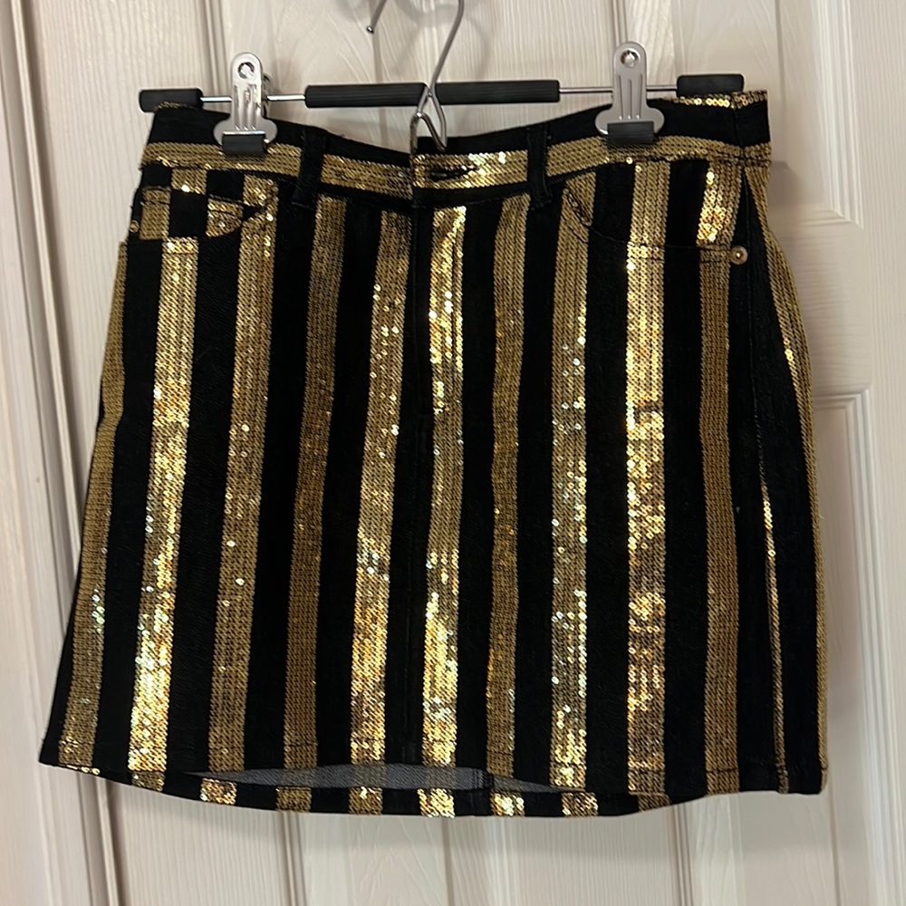 Sequin MK skirt